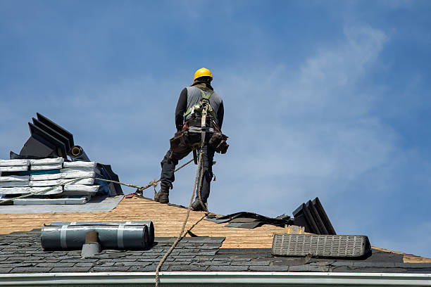 Professional Roof Replacement technician working in Macclenny, FL